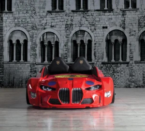 Lit Voiture Enfant Gtm 90x190 avec LED et Son – Lit Design Chambre Enfant Moderne