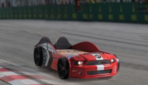 Lit Voiture Enfant Mucle 90x190 avec LED et Son – Lit Design Chambre Enfant Moderne